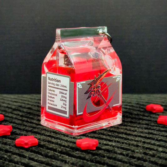 Arlecchino Liquid Milk Carton 3D Charm by actuallypunny