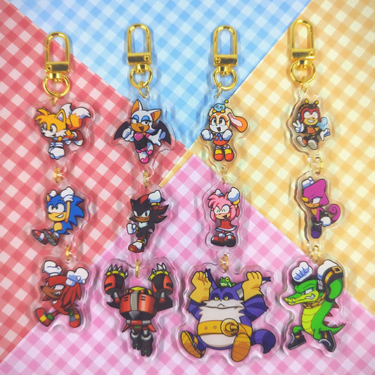 Sonic Heroes Linking Charms by actuallypunny
