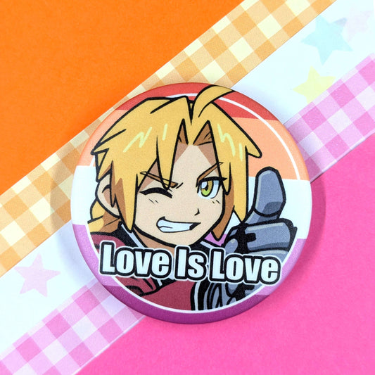 'Love Is Love' Badge by actuallypunny