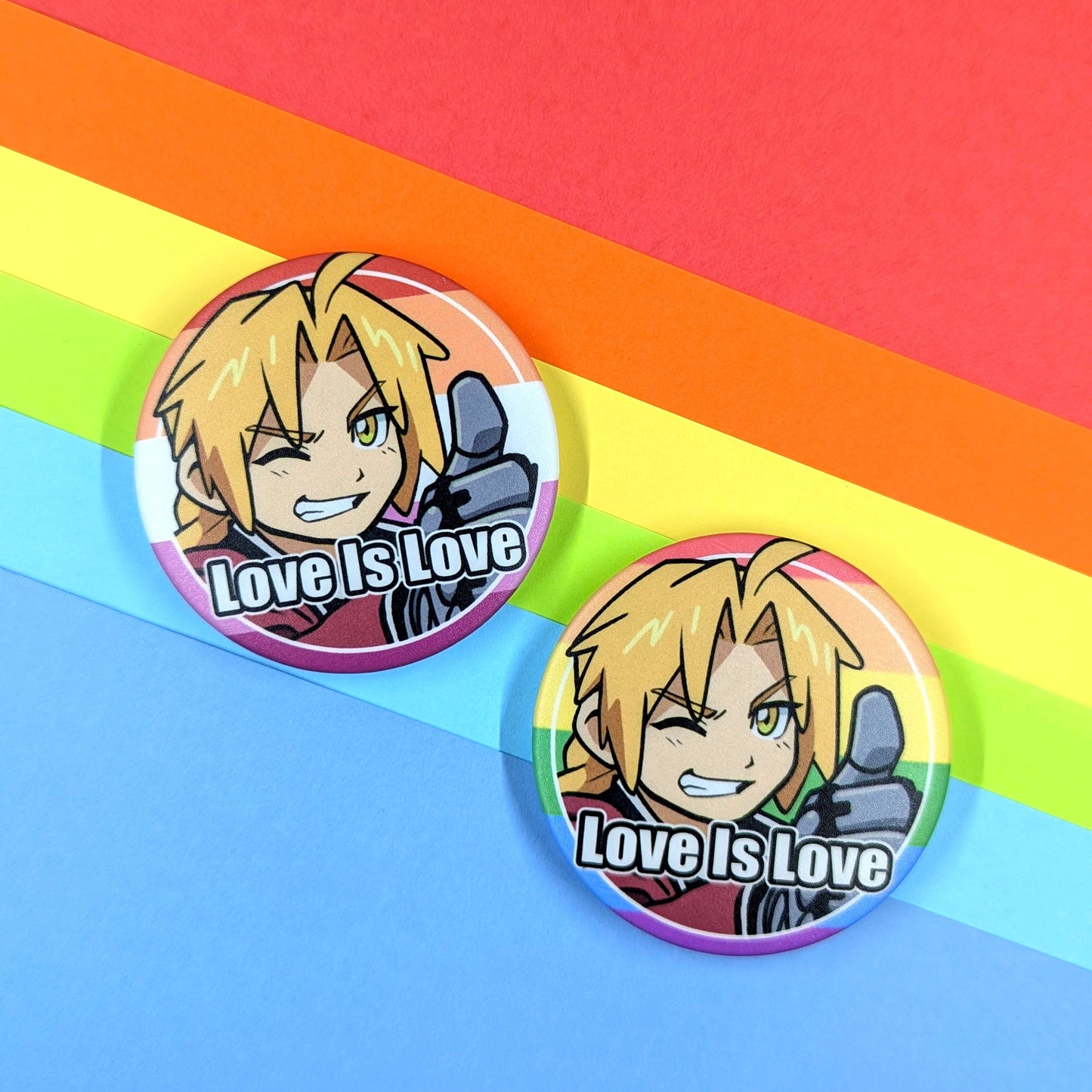 'Love Is Love' Badge by actuallypunny