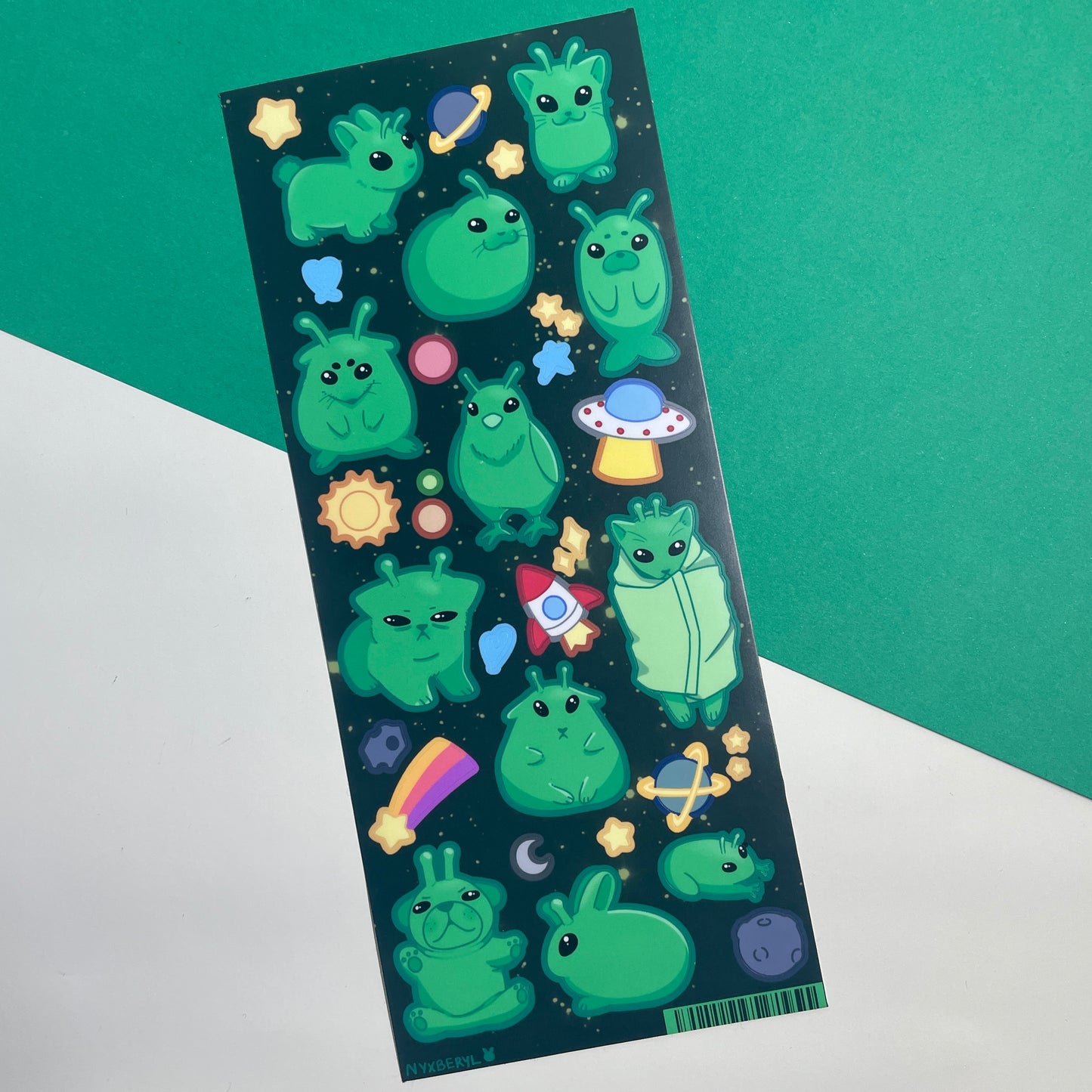 Gleeb glorps sticker sheet by nyxberyl