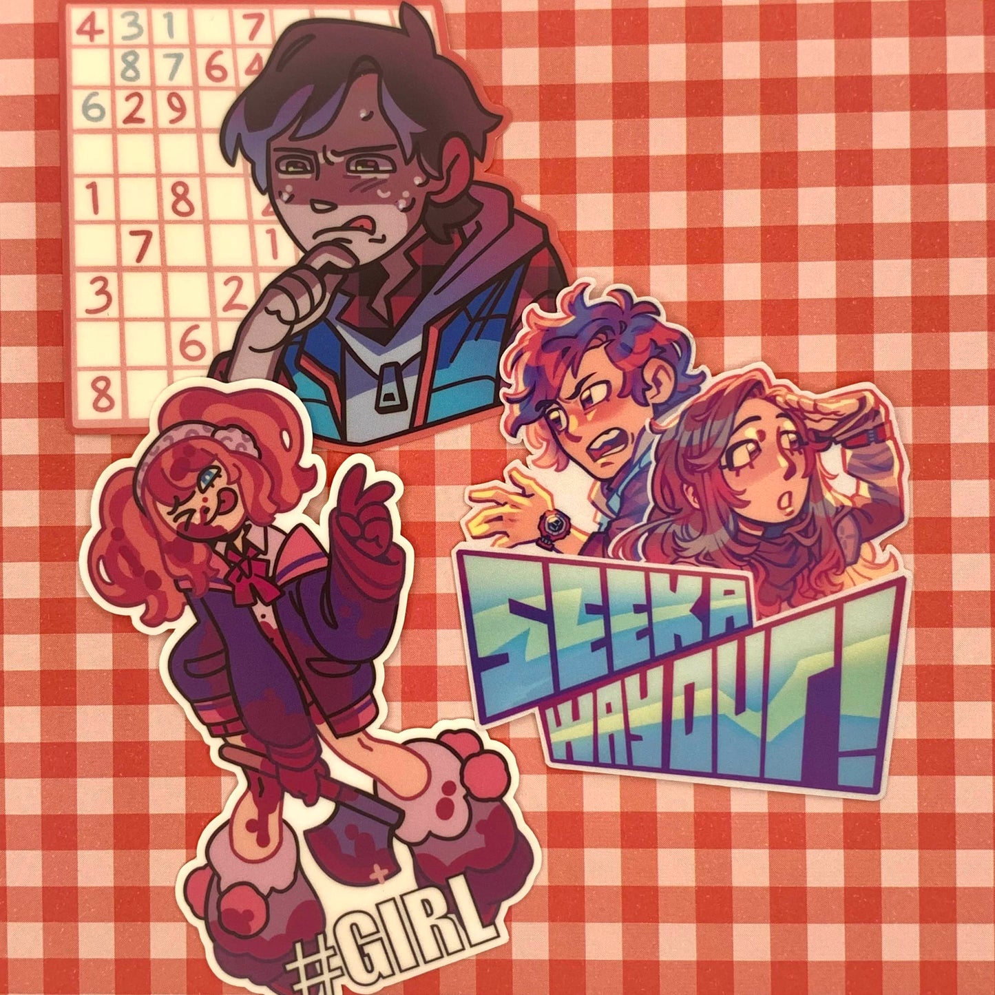 999 Stickers by Hololucent
