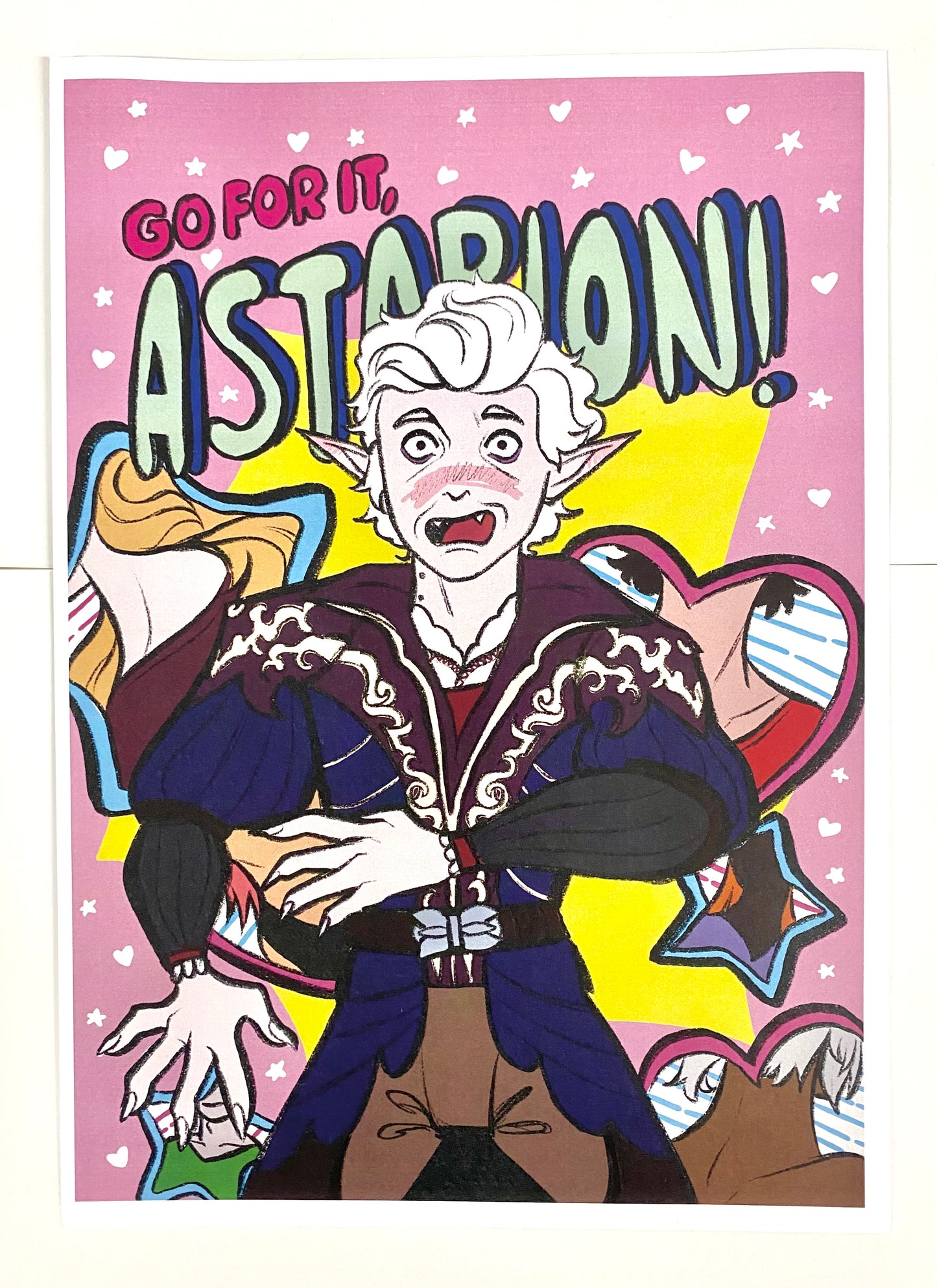 Astarion “Go for it!” Print by Kitzchky