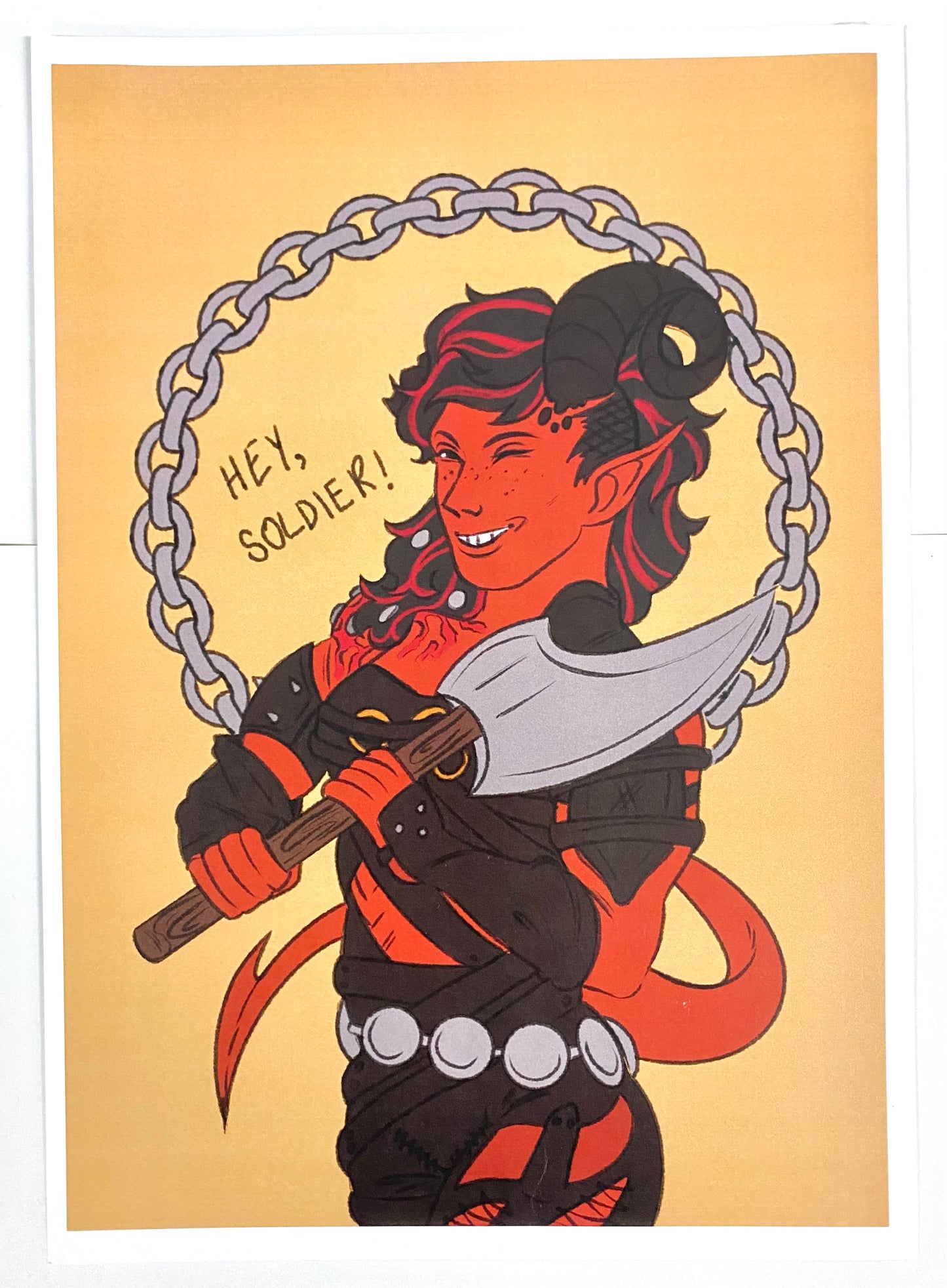 Karlach Print by Kitzchky