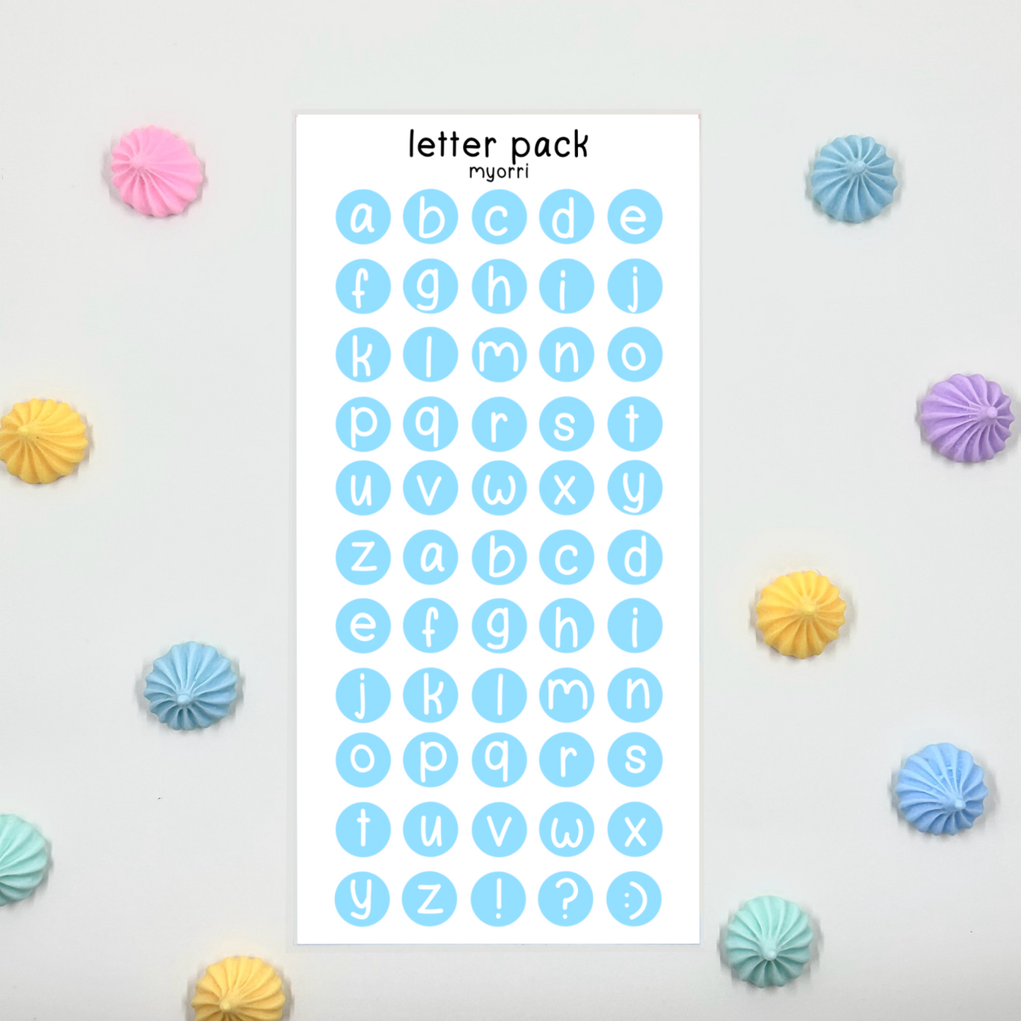 Letter Pack Sticker Sheet by myorri