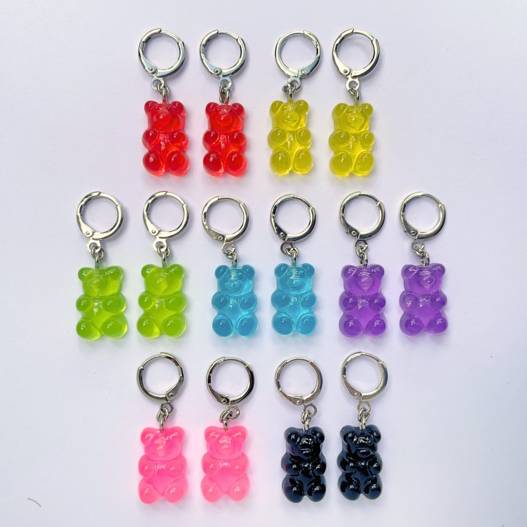 Gummy Bear Earrings by Kitz Wurld