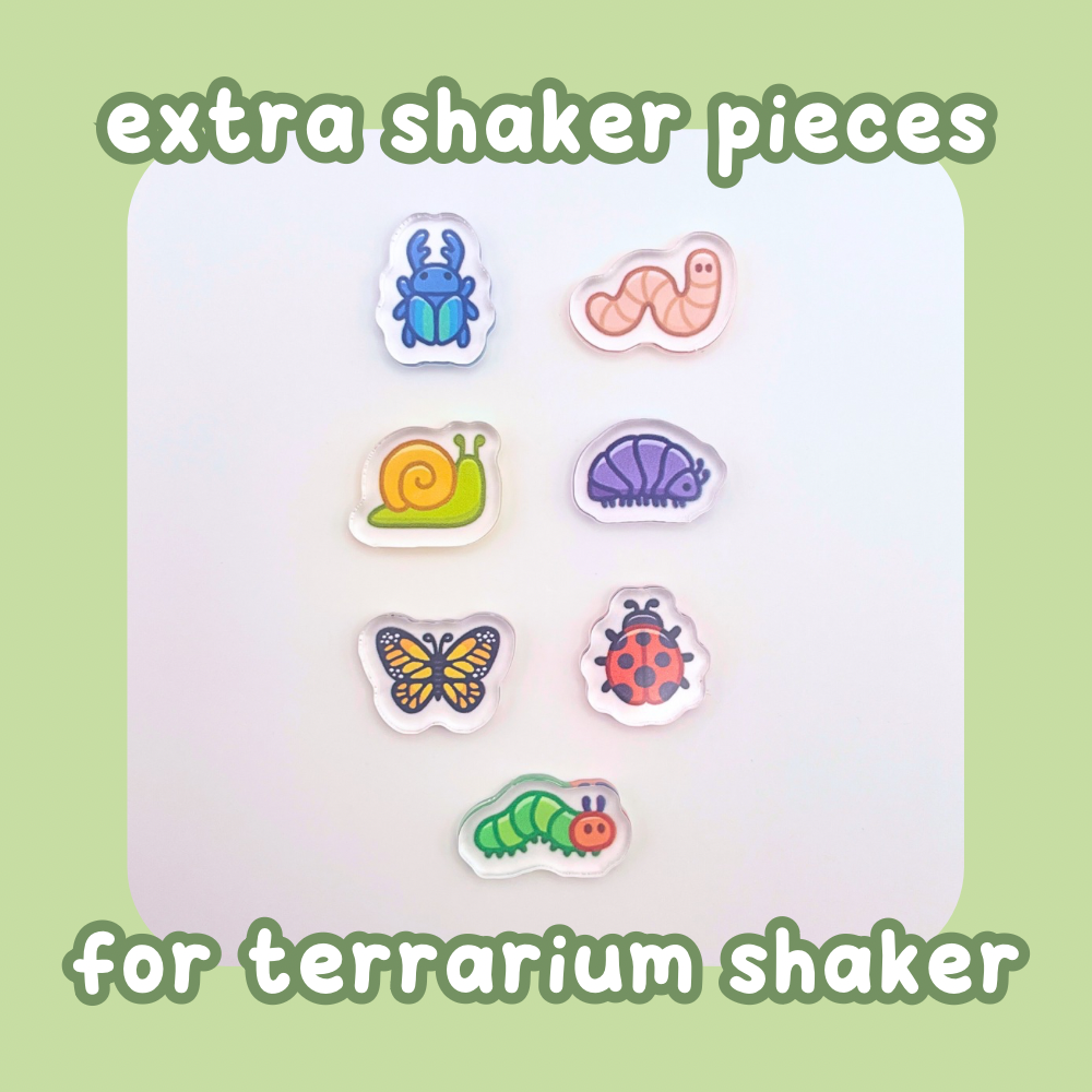 Extra Shaker Pieces for Terrarium Shaker by Kitz Wurld