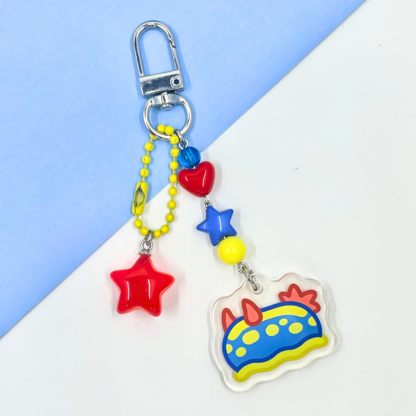 Sea Slug Beaded Keychain by Kitz Wurld