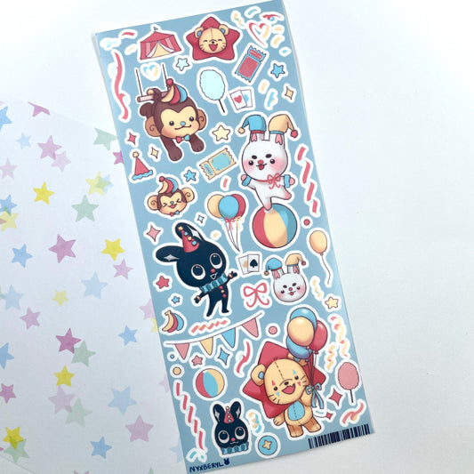 The Carnival sticker sheet by nyxberyl
