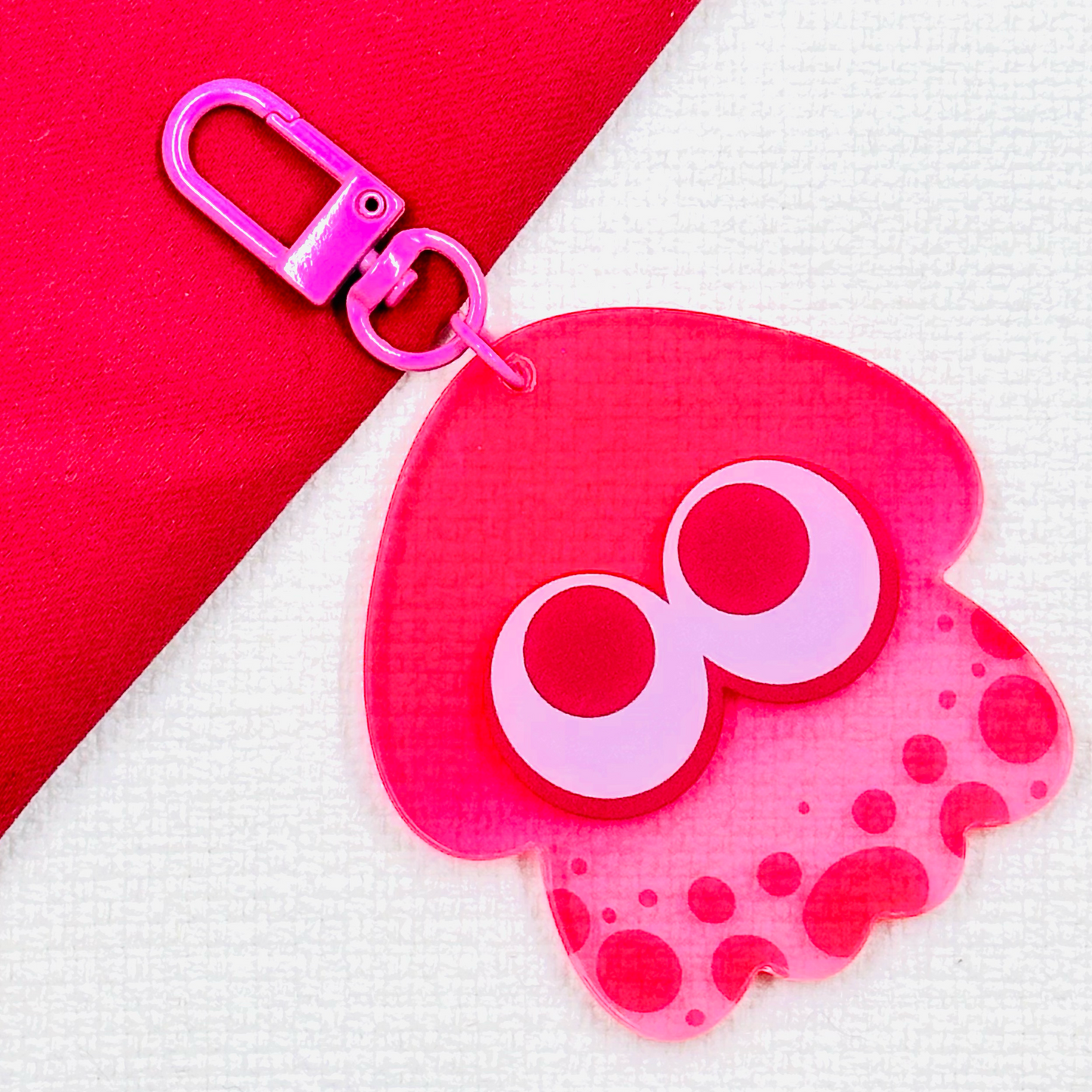 Splatoon Squid Acrylic Charm by myorri