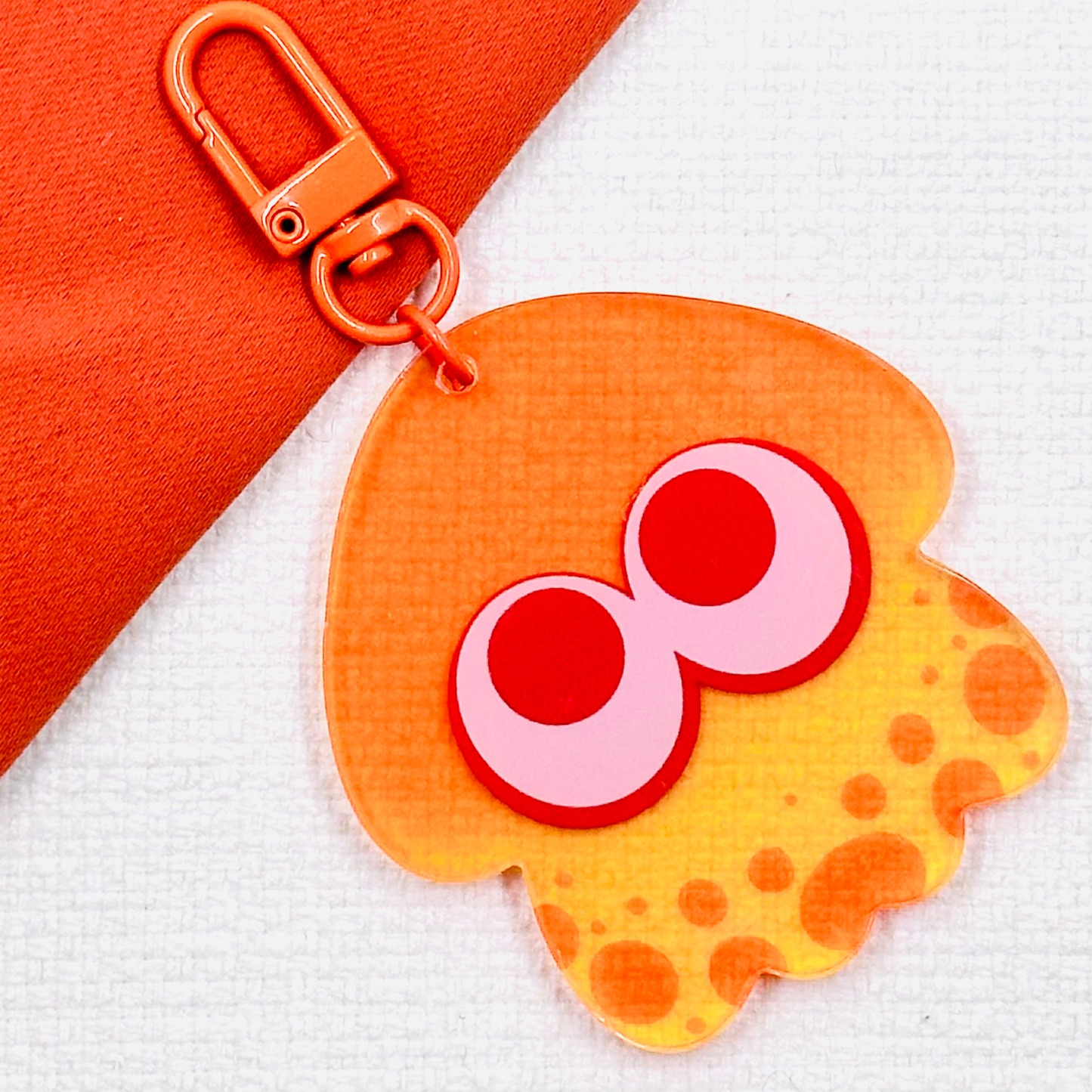 Splatoon Squid Acrylic Charm by myorri
