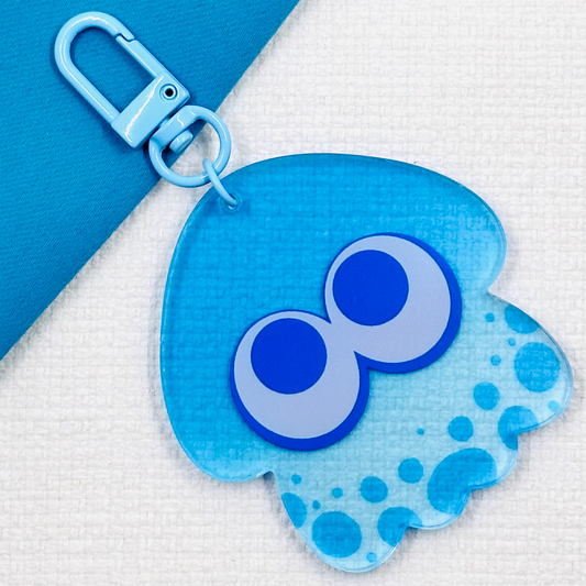 Splatoon Squid Acrylic Charm by myorri
