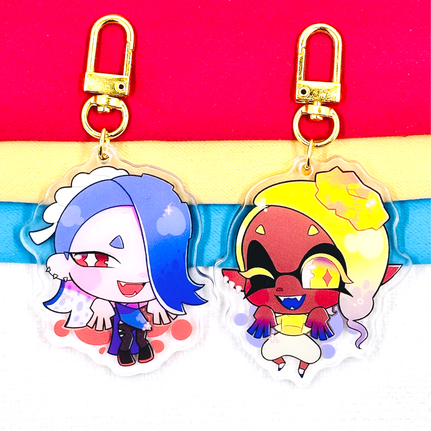 Splatoon Deep Cut Acrylic Charm by myorri