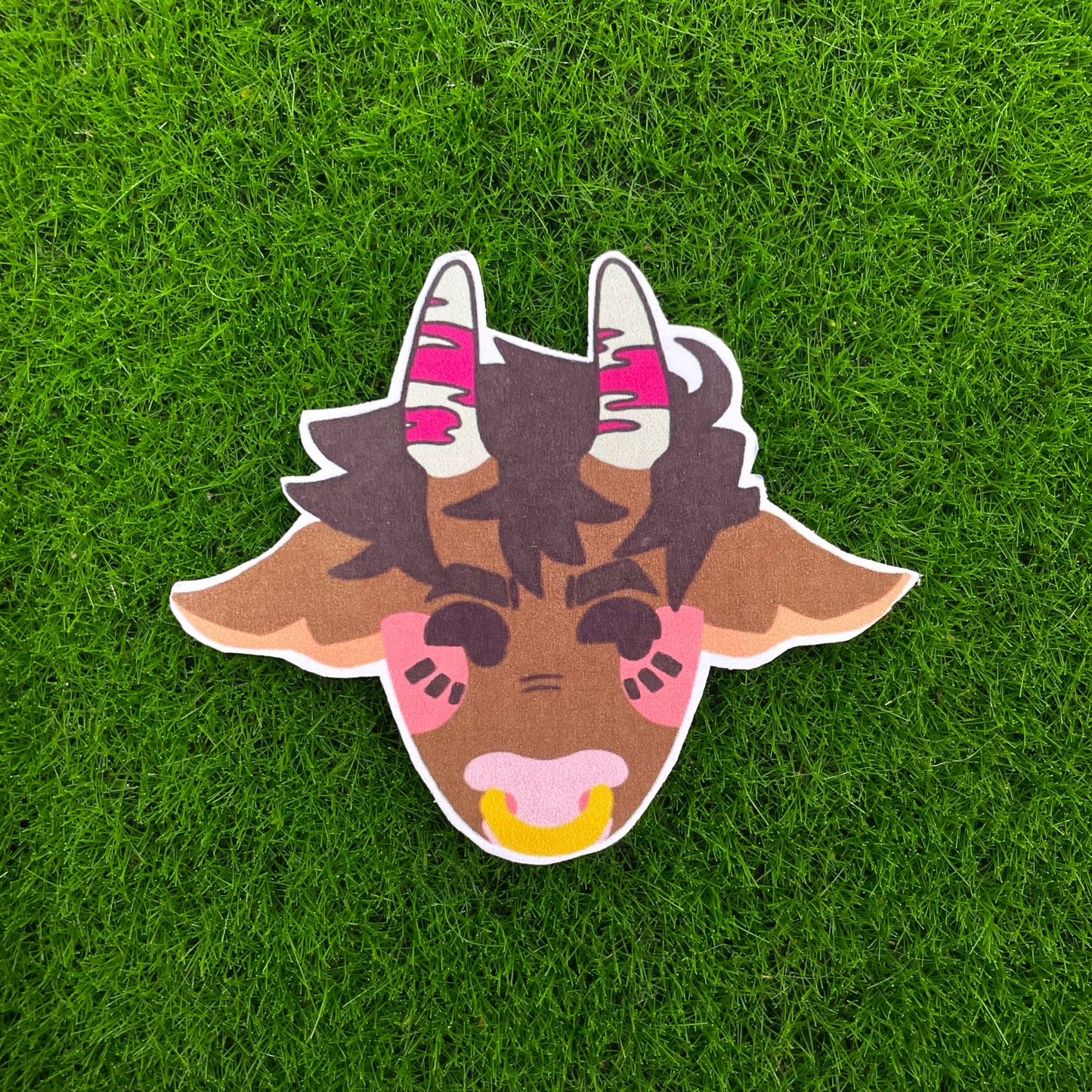 Minitaur Die-Cut Paper Sticker by Kaiioju