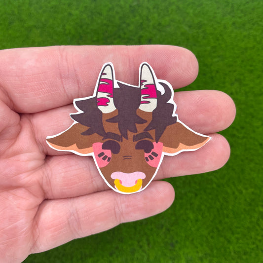 Minitaur Die-Cut Paper Sticker by Kaiioju