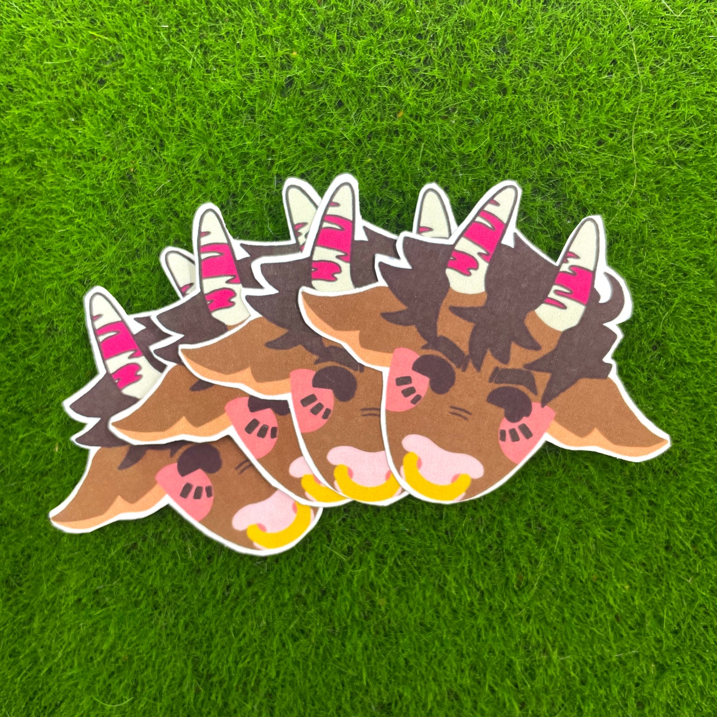 Minitaur Die-Cut Paper Sticker by Kaiioju