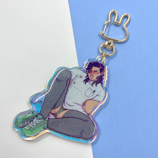 Nurse Margo 3" Glitter Epoxy Charm by Kaiioju