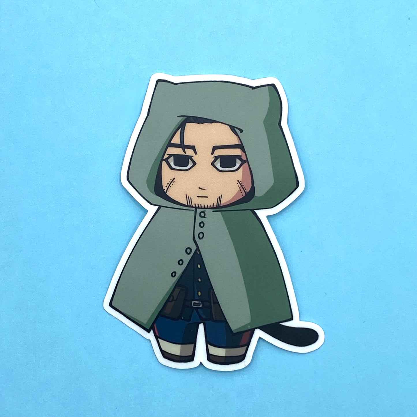 Hyakunosuke Ogata Die-cut Sticker by FallowFrog