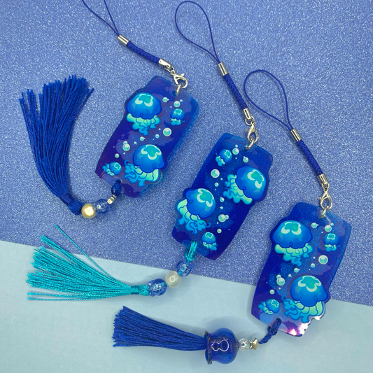 Jellyfish Tassel Charm by Hololucent