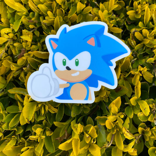 Sonic Die-Cut Stickers by nyxberyl