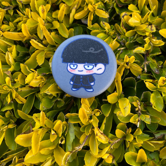 Mob Psycho 100 Badges by nyxberyl