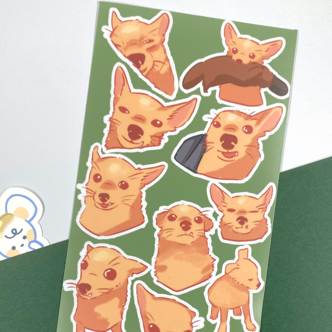 Luckie sticker sheet by nyxberyl