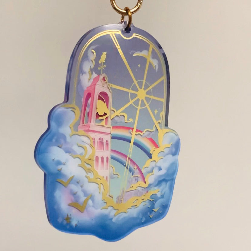 Belltower Foil Acrylic Charm by Hololucent