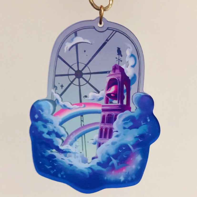 Belltower Foil Acrylic Charm by Hololucent