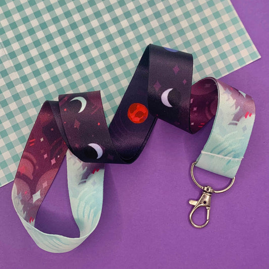 Blood Moon Lanyard by Hololucent