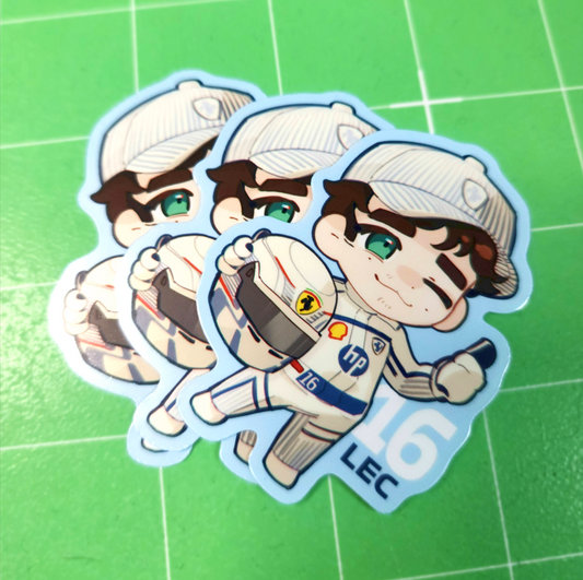 Charles Leclerc Monaco 2025 Sticker by thlurp