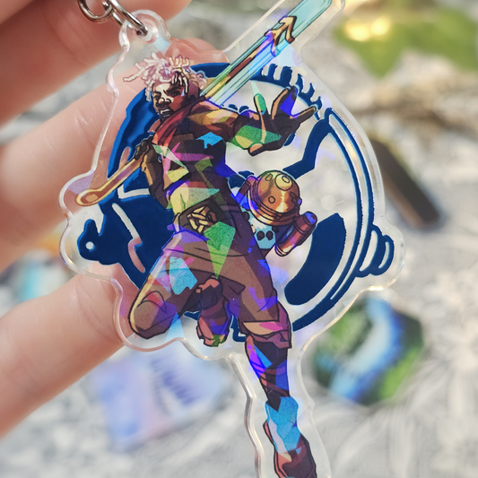 Ekko Arcane Foil Charm by Jackaranda Art