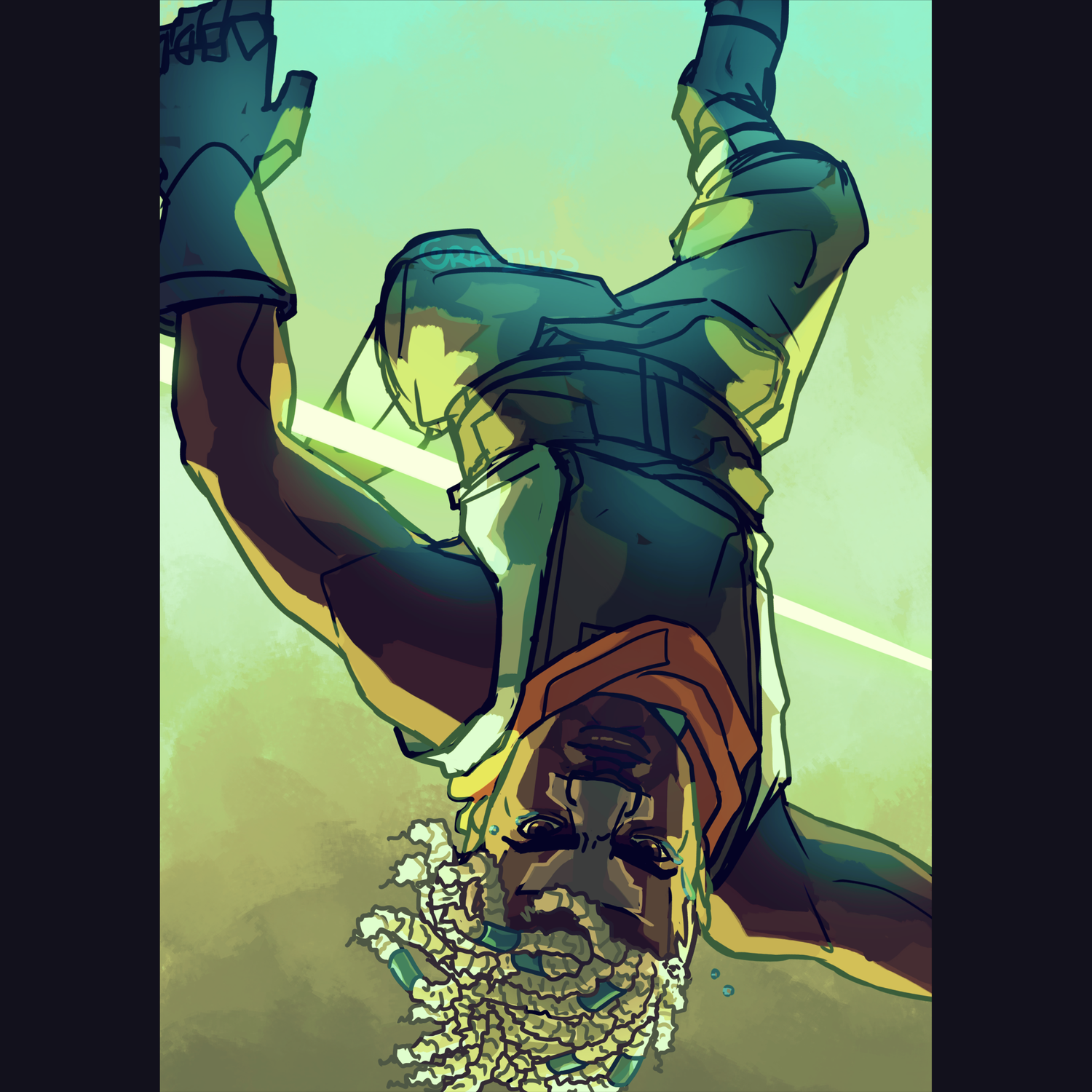 Ekko A4 Print by Jackaranda-Art