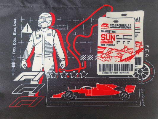 F1 Zipper Tote Bag by thlurp