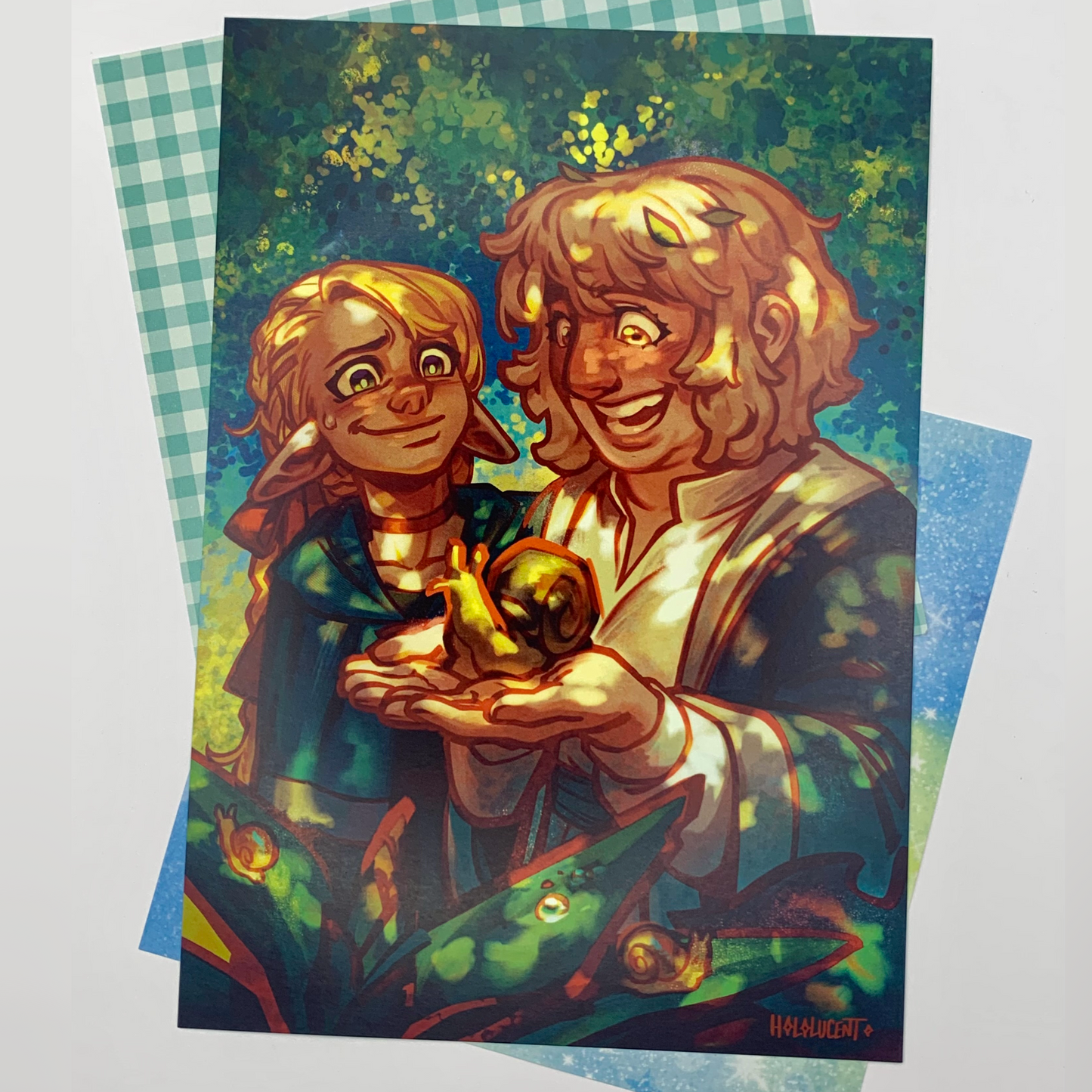 Farcille Snail Print by Hololucent