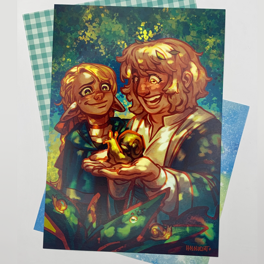 Farcille Snail Print by Hololucent