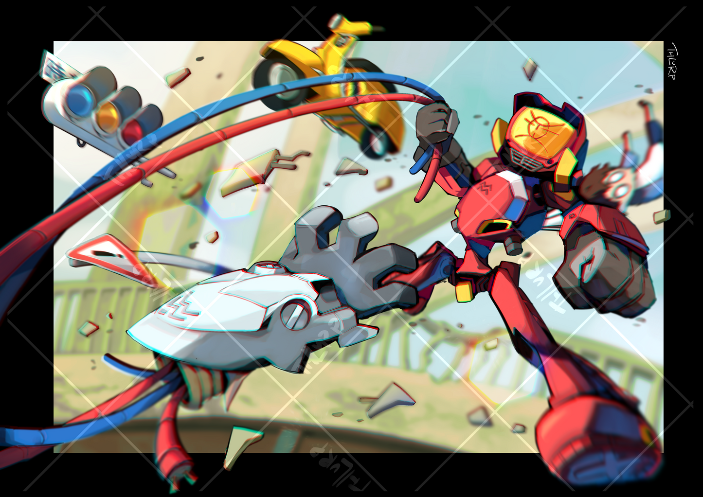 FLCL Canti A5 Print by thlurp