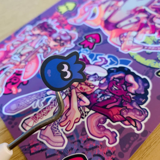 Splatoon Grand Fest Sticker Sheet by Hololucent