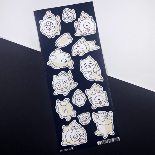 Shirokun | HNK sticker sheet by nyxberyl