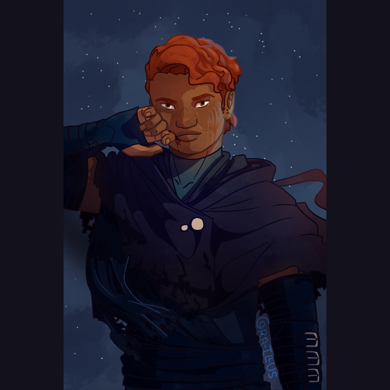 Gideon the Ninth A4 Print by Jackaranda-Art