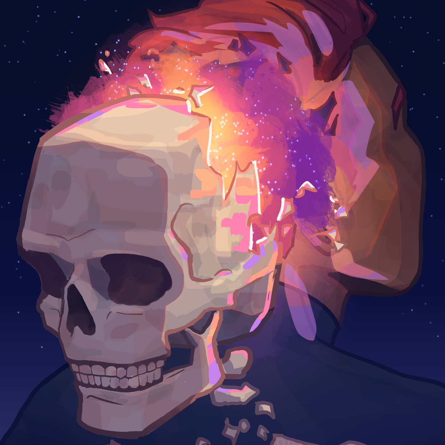 Gideon Shatter A4 Print by Jackaranda-Art