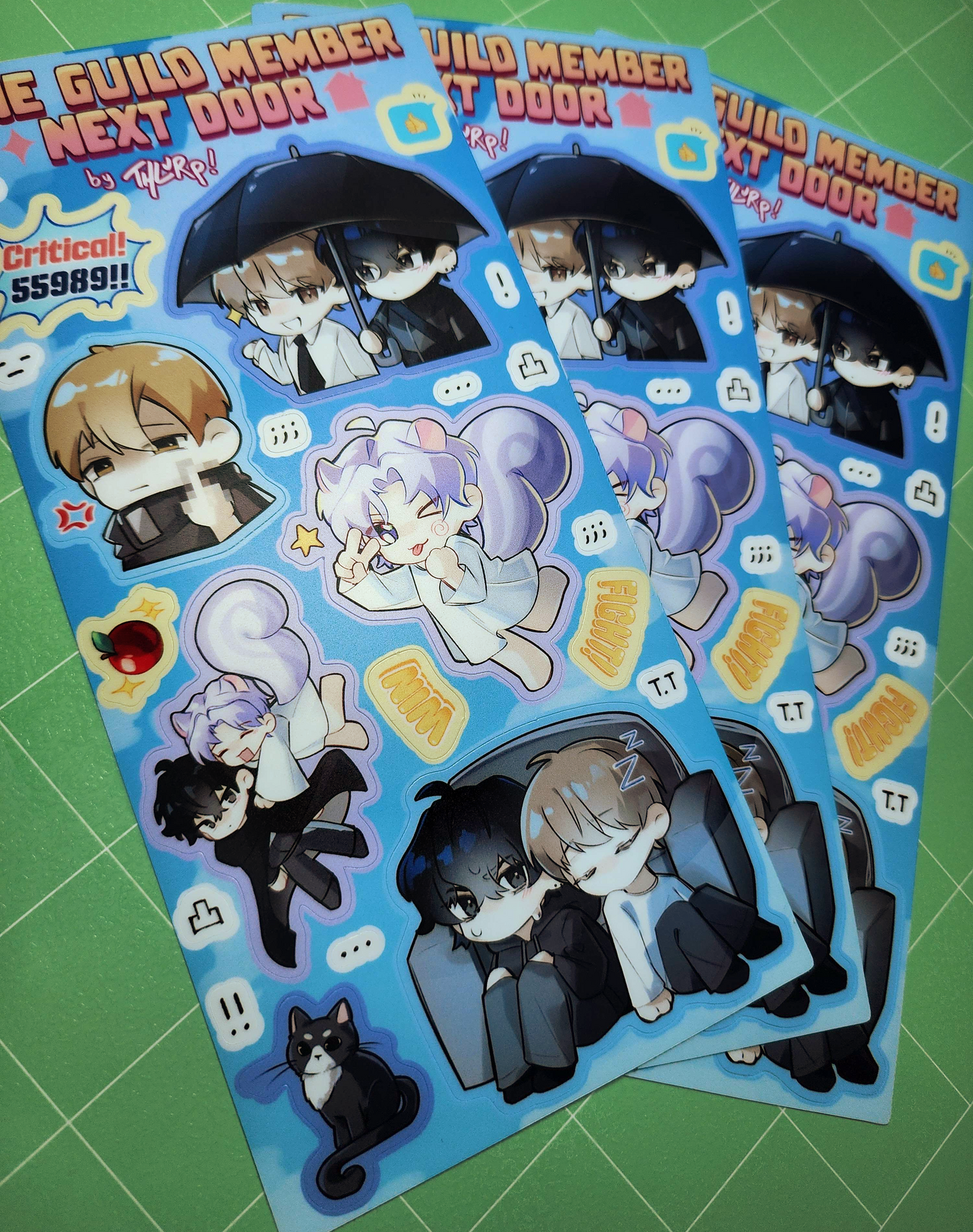 Virtual Strangers/GMND Sticker Sheet by thlurp