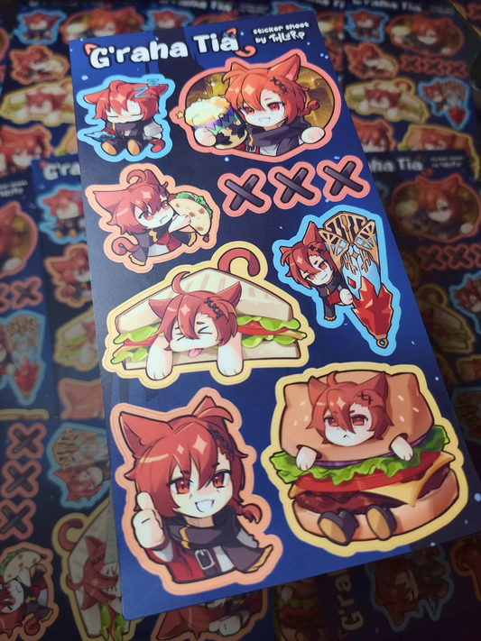 G'raha Tia Sticker Sheet by thlurp