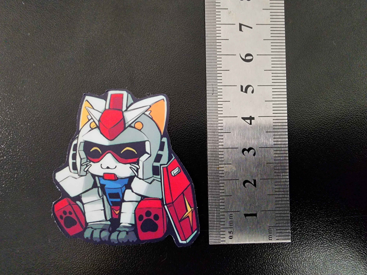 Gundam Kitties Die Cut Stickers by thlurp