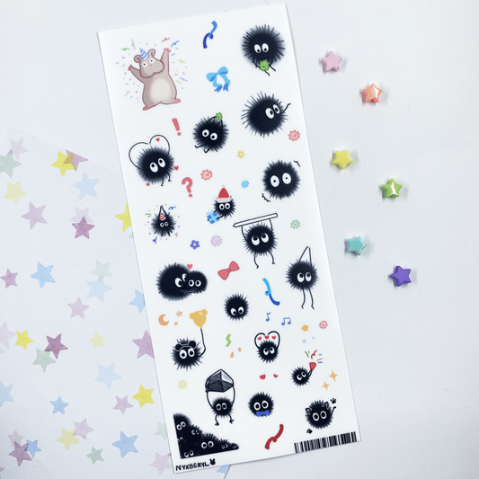 Susuwatari sticker sheet by nyxberyl