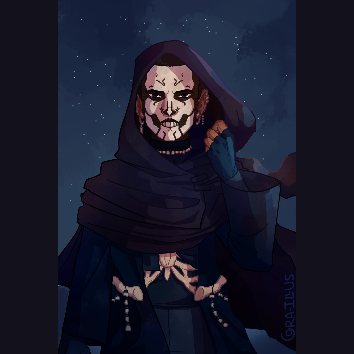 Harrow the Ninth A4 Print by Jackaranda-Art