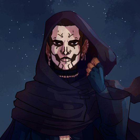 Harrow the Ninth A4 Print by Jackaranda-Art