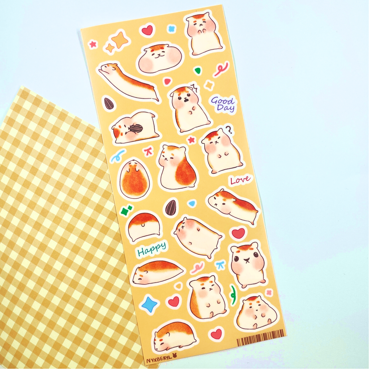 Hampter sticker sheet by nyxberyl
