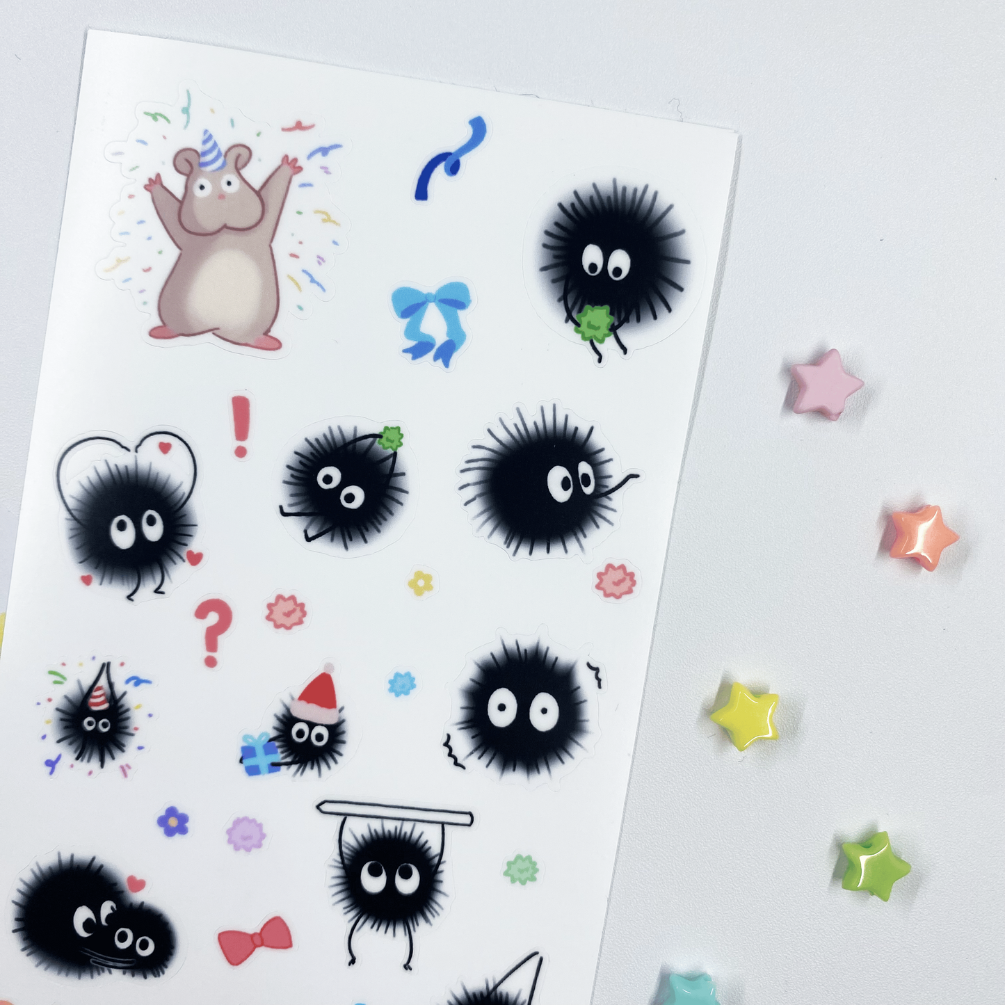 Susuwatari sticker sheet by nyxberyl