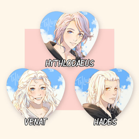 FFXIV Elpis Heart Button Badges by thlurp