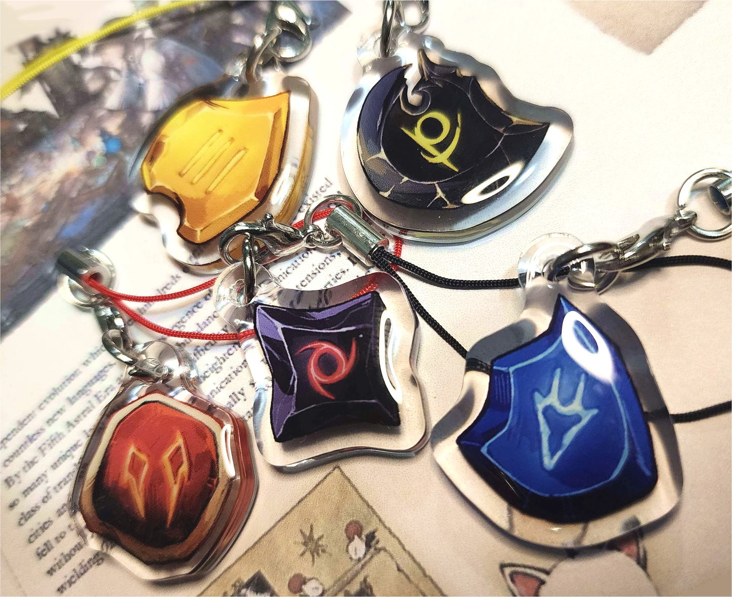 FFXIV Job Stone Phone Charms by thlurp